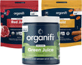 Organifi Sunrise to Sunset Power Box (9.5 Oz. Cada uno) - Superalimentos Ecológicos en Polvo - Green Juice, Red Juice, Golden Milk - 30 Días - Vegano