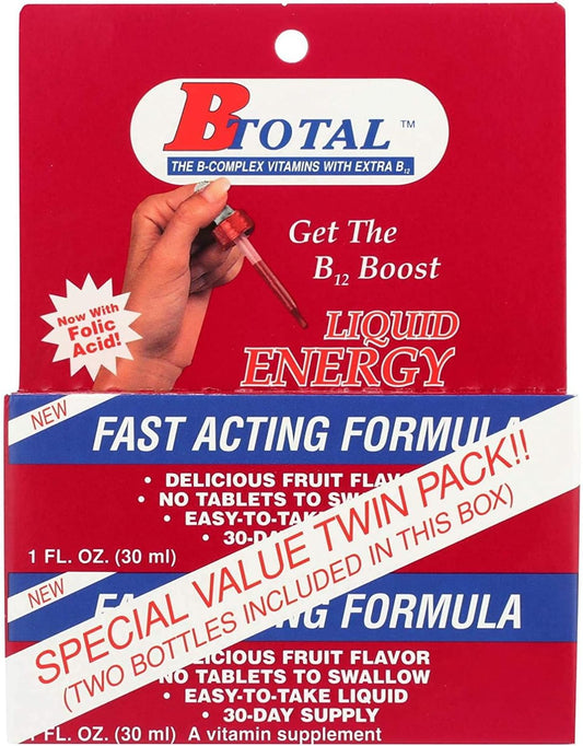 Kaxilu B-Total Complejo B Sublingual - Twin Pack 2 fl oz