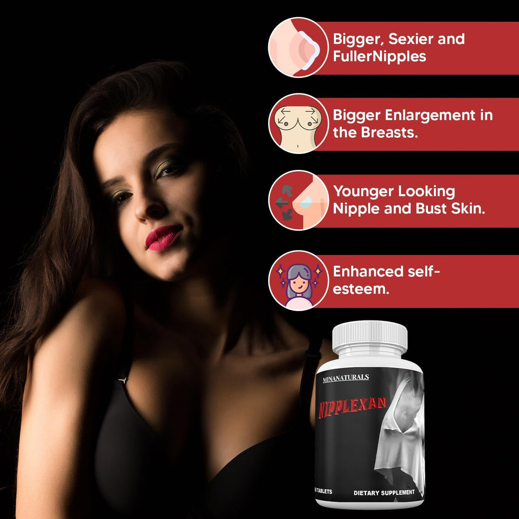 NIPPLEXAN - Suplemento para el Aumento de Pezones y Senos (60 Comprimidos)