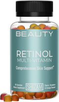 SHIZAM Gominolas de Retinol y Vitaminas - Multivitamínico para la Piel con 1200 mcg de Vitamina A