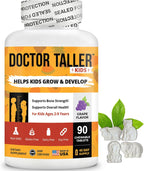 NuBest Doctor Taller - Suplemento para la Salud Ósea con Calcio, Vitamina D3 y K2 para Niños (8+) - 60 Cápsulas Veganas