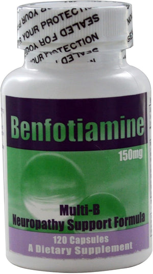 Benfotiamine Multi-B Neuropathy Support – Vitamina B1 (tiamina) : Ayuda a convertir los carbohidratos en energía y – Image 1
