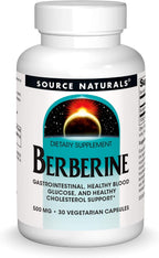 Source Naturals Berberine Cápsula Vegetal, para el Apoyo Gastrointestinal - 30 Cápsulas Vegetarianas