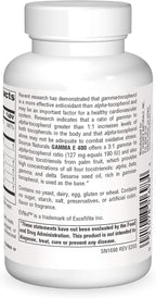 Source Naturals Gamma E 400, 60 cápsulas blandas