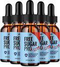 Free Sugar Pro Drops Suplemento Líquido Natural, Fórmula Extra Fuerte, 300 ml (5 Meses de Suministro)