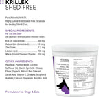 Animal Pharmaceuticals Krillex Shed-Free Chews - Omega 3 para perros y gatos - 60 uds