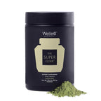 WelleCo The Super Elixir, Mezcla diaria de verduras en polvo con probióticos y superalimentos, sin sabor, 300g