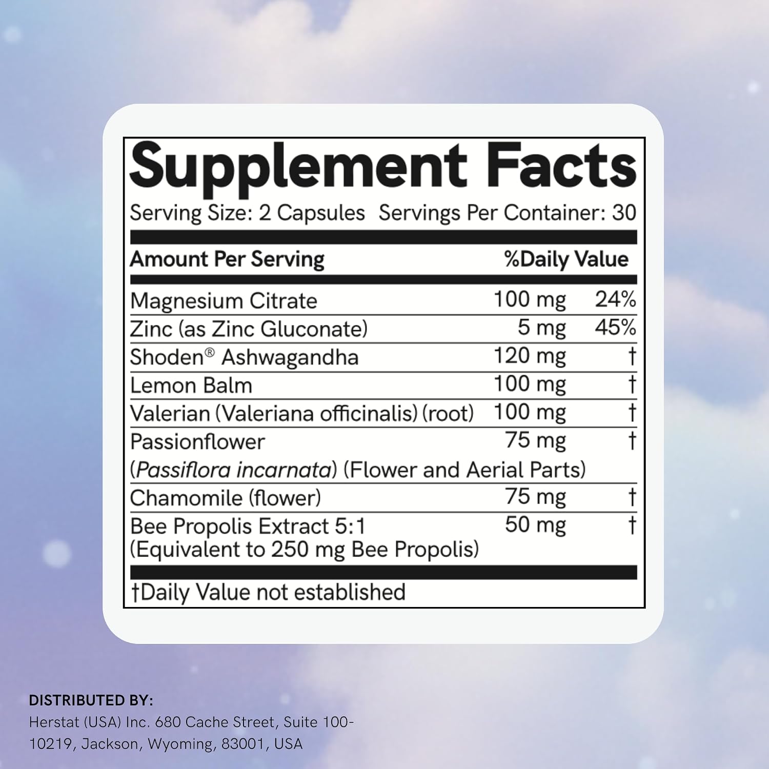 Dr Sosnowski's BUZzz Suplemento para Dormir | Magnesio, Propóleo, Ashwagandha, Valeriana, Pasiflora | Relaja, Duerme Más Profundo, Despierta Renovado | 60 Cápsulas