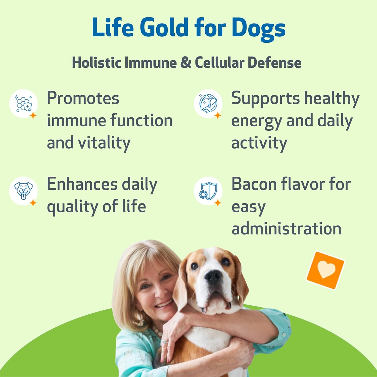 Pet Wellbeing Life Gold para Perros - Suplemento Herbal Natural - Apoyo Inmunológico y Antioxidante - 59 ml