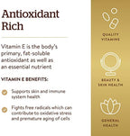 Solgar Vitamin E 268 mg (400 IU) with Mixed Tocopherols, 100 Softgels