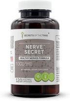 Secrets of the Tribe Nerve Secret - Fórmula Herbal para Nervios Saludables (60 Cápsulas)