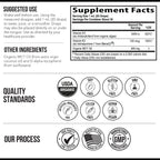 Organic Plant D3 + K2 (5000 UI D3) - All-Trans MK7 de MenaQ7 (120 mcg K2) - Gotas Sublinguales 100% Orgánicas y Veganas