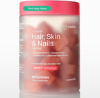 Haroutine Gominolas de Biotina Liposomal para Cabello, Piel y Uñas, 2500 μg, con Vitamina A y E, Sabor Frambuesa Rosa, 30 Unidades