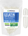 Cápsulas Vacías de Gelatina Talla 2 - XPRS Nutra - 100 Unidades
