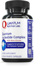 Quantum Nucleotide Complex - 90 Vegetarian Capsules - Immune Support with Beta-Glucan and Nucleotides