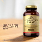 Solgar Resveratrol 250mg 60 Cápsulas Blandas