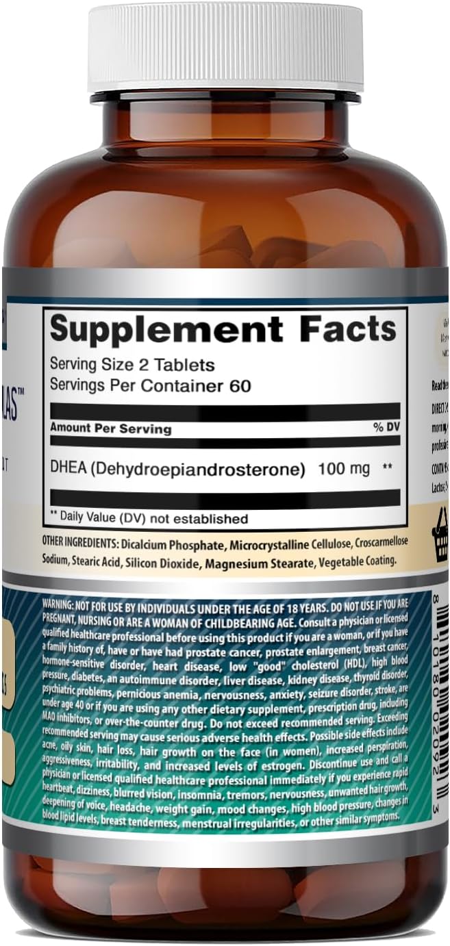 Amazing Formulas DHEA 100 mg – 120 Comprimidos