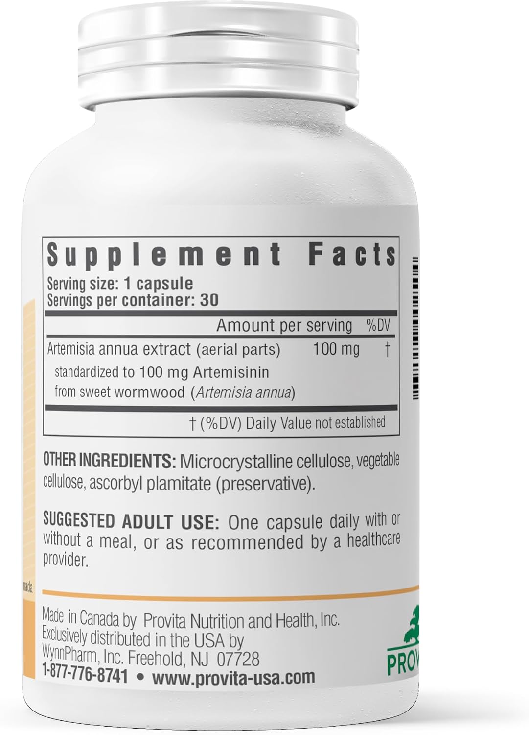 PROVITA Artemisinin Pro | Cápsulas de Extracto de Artemisia annua 50:1 | Apoyo al Bienestar General