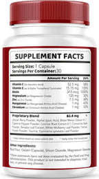 GlucoBlocker, 60 Cápsulas – Fórmula Premium de Vitaminas Naturales