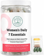 Daily 7 Essentials Pack de Vitaminas para Mujeres – Multivitamínico Diario Completo