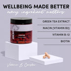 Tranont Focus Complejo B - Claridad Mental, Energía y Salud Inmunológica con Lion's Mane y Té Verde - Vegano, Sin Gluten - 90 Cápsulas