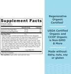 Ancient Nutrition SuperVeggies Cápsulas - Certificado Orgánico Regenerativo, 60 Cápsulas
