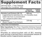 NusaPure Banaba Leaf, 150 mg, 220 Cápsulas Vegetales (No-GMO, Vegano)