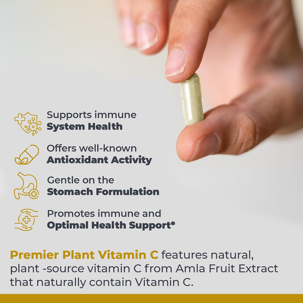 Premier Research Labs Essential C Complex - Natural Vitamin C with Amla and Bioflavonoids - 60 Vegetable Capsules