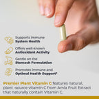 Premier Research Labs Essential C Complex - Whole Food Natural Vitamin C with Amla, Bioflavonoids, and Rose Hips - 60 Plant-Source Capsules