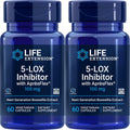 Life Extension 5-LOX Inhibitor con AprèFlex 100 mg, 60 Cápsulas Vegetarianas (Pack de 2)