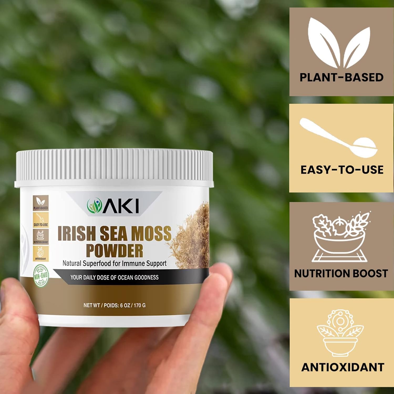 Polvo de Irish Sea Moss (170g) - AKI