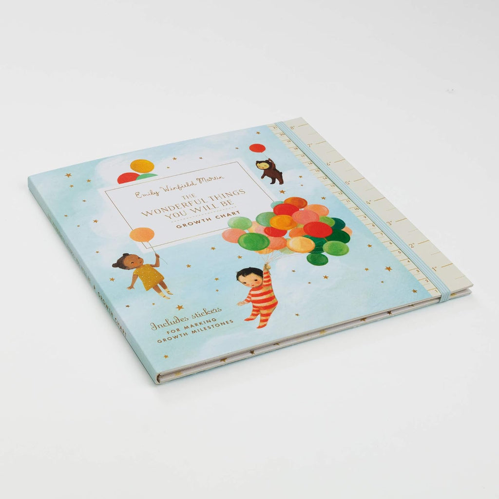 Tabla de crecimiento "The Wonderful Things You Will Be": Incluye pegatinas para marcar los hitos de crecimiento