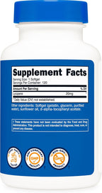 Nutricost Licopeno (20mg) 120 Cápsulas Blandas - Sin Gluten, No OGM