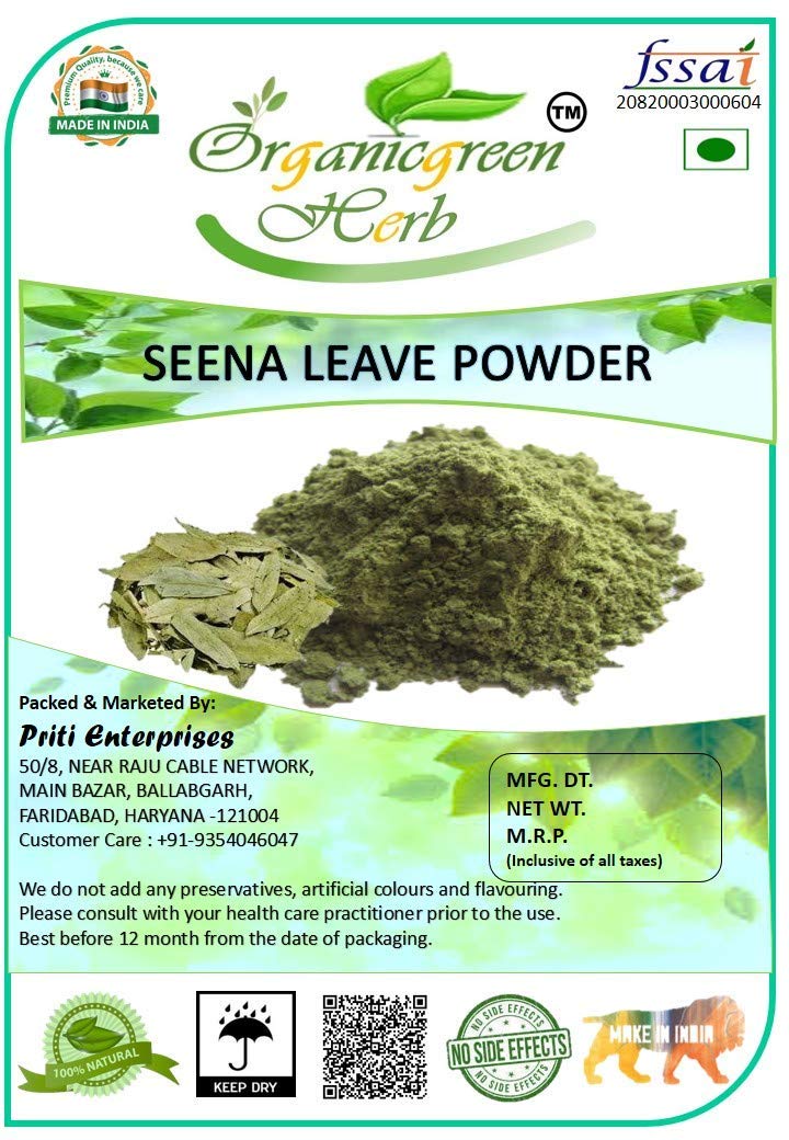 ATS Senna Leaf Powder 800 gms | Sonamukhi Patta Powder
