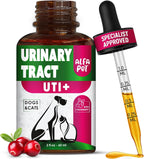Complemento Urinario con Arándano para Perros y Gatos - Gotas para el Apoyo Renal y Vesical - 60 ml