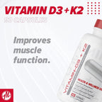 Metabolic Nutrition Vitamina D3 + K2, 7000 UI, 90 Cápsulas Vegetales