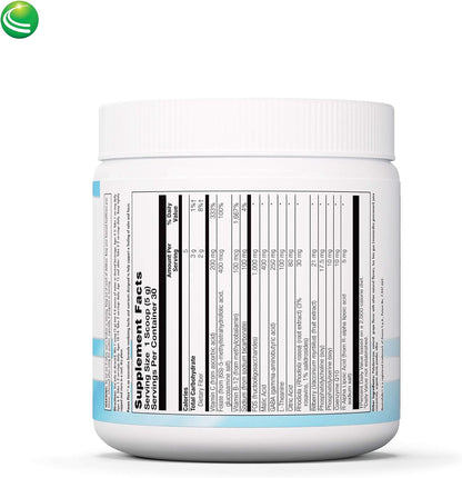 Nutra Biogenesis Focus Fizz - Suplemento en polvo con GABA y L-teanina para concentración y relajación, 150 g – Image 2