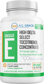 Unique E Tocotrienoles - Softgels sin tocoferoles, 60 unidades