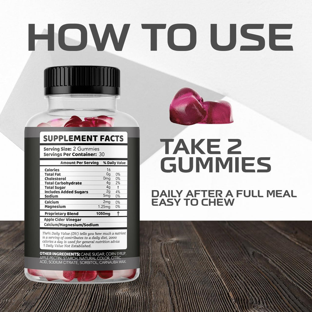Manhood Plus Gummies for Men, 1050mg, 60 Gomitas