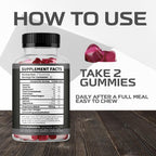 Manhood Plus Gummies for Men, 1050mg, 60 Gomitas