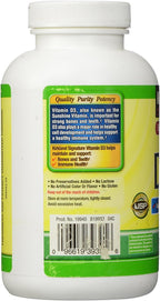 Kirkland Signature Vitamina D3 2000 UI 600 Cápsulas Blandas (Pack de 3)