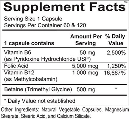 Ortho Molecular Products Cardio B, 60 Comprimidos – Image 2