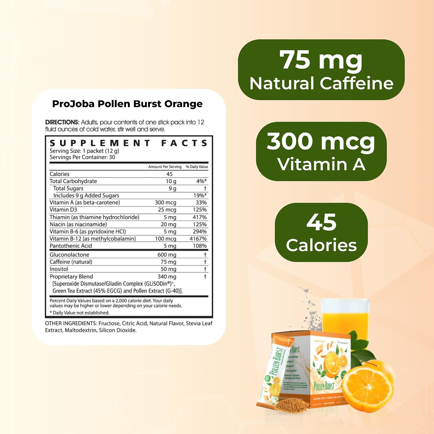 Youngevity Projoba Pollen Burst - 30 Sobres