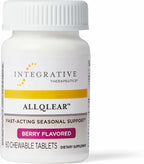 Integrative Therapeutics AllQlear - Suplemento Alimenticio con Huevo de Codorniz - Sin Lácteos - Sabor a Bayas, 60 Comprimidos Masticables (30 Dosis)