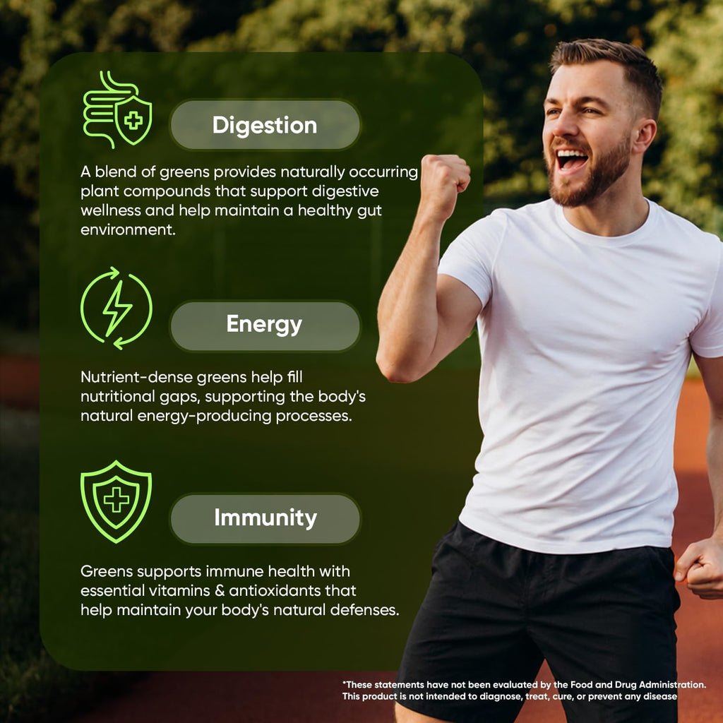 WeightWorld Super Greens Gummies - Energía, Inmunidad y Salud Digestiva - 90 Gominolas Veganas de Superalimentos