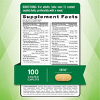 Nature's Truth ABC Complete Vitaminas + Minerales Suplemento Multivitamínico - 100 Comprimidos Recubiertos, Paquete de 2