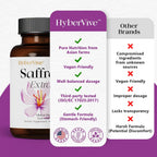 HyberVive Saffron Extract 88.5 mg - 90 Cápsulas Veganas