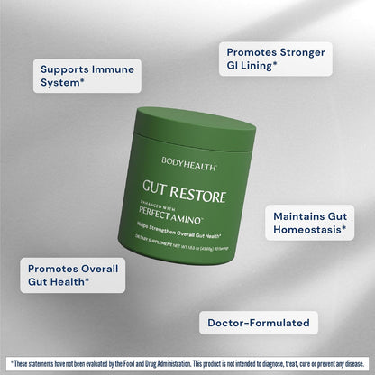 BodyHealth Gut Restore con PerfectAmino, – Reforzar la barrera intestinal: Las inmunoglobulinas de ImmunoLin – Image 3