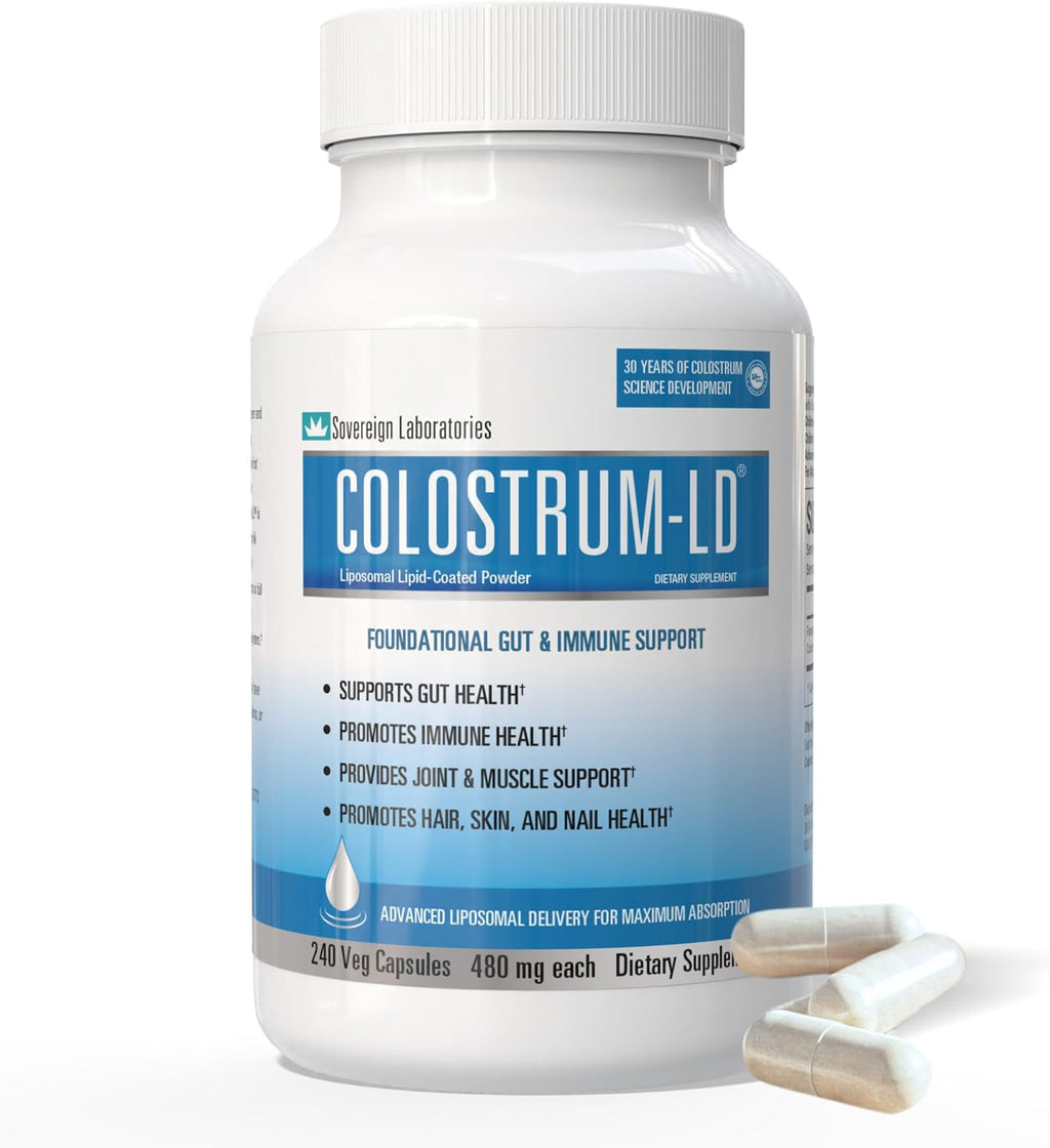 Colostrum-LD Cápsulas de Calostro con Administración Liposomal - Alta Absorción - 240 Cápsulas
