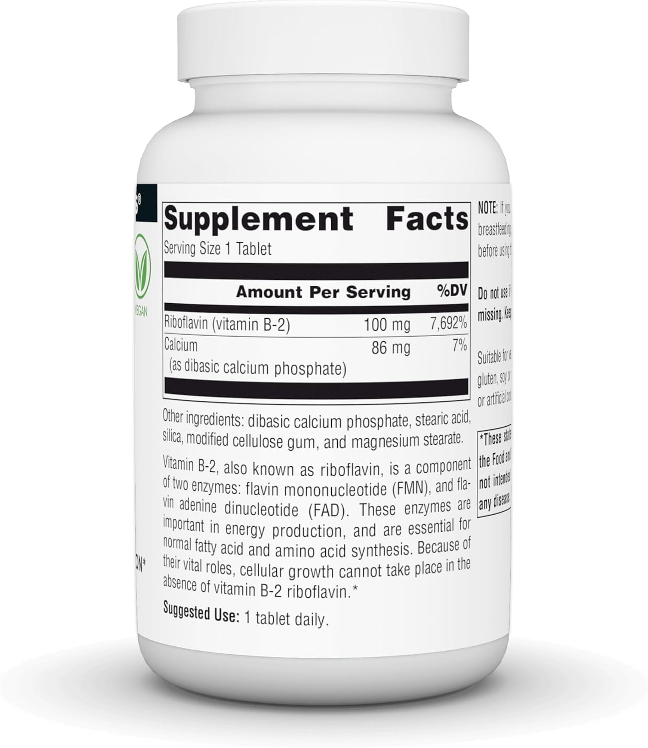 Source Naturals Vitamina B-2 Riboflavina 100 mg - 250 Comprimidos